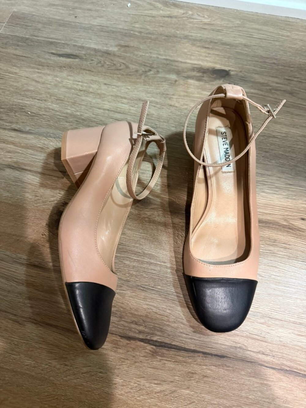 Steve Madden Two Tone Block Heels